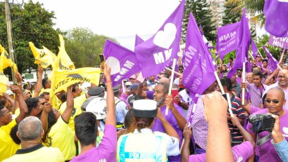 Les partisans du MMM et du Reform Party se croisent devant le SSS Sodnac