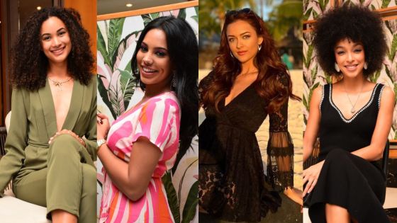 Quatre reines de beauté réunionnaises sous les projecteurs