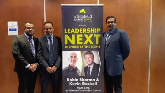 Conférence sur le leadership : Robin Sharma et Kevin Gaskell à Maurice en juillet 