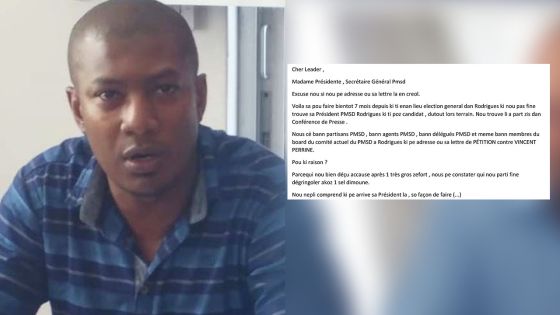 Branche rodriguaise du PMSD secouée : un «clash de personnalités» entre dirigeants, selon Mahmad Kodabaccus
