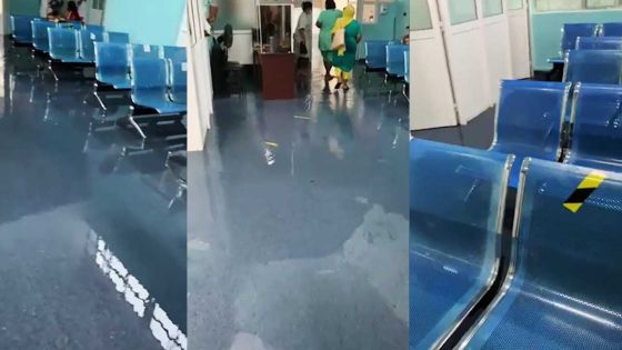 Fortes pluies : l’eau envahit l’hôpital de Rose-Belle
