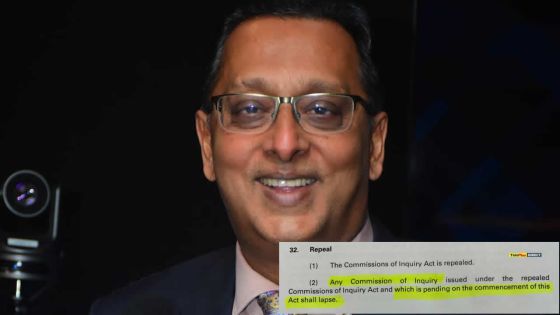 Annulation des commissions d’enquête sous l’ancienne loi : Roshi Bhadain exprime ses inquiétudes sur le Public Enquiries Bill 