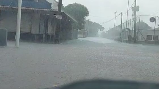 Fond-du-Sac : une partie de la route principale submergée 