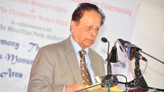 Chagos : sir Anerood Jugnauth dénonce le «bluff» de Navin Ramgoolam