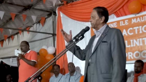 «Pa pou ena enn lot Anerood Jugnauth pou vin releve sa pei la», soutient SAJ