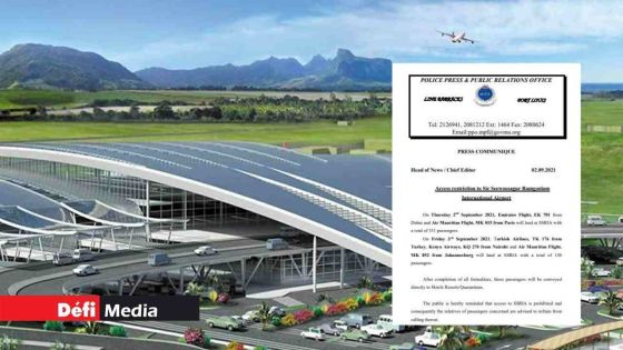 Protocole anti-Covid-19: restriction d’accès à l’aéroport SSR 