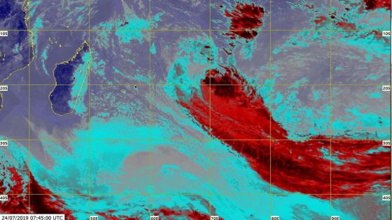 Météo :  la perturbation tropicale s'est affaiblie en une zone de basse pression, temps pluvieux ce jeudi 