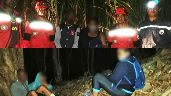 Égarés sur la montagne du Lion : quatre randonneurs localisés grâce à leur lampe torche
