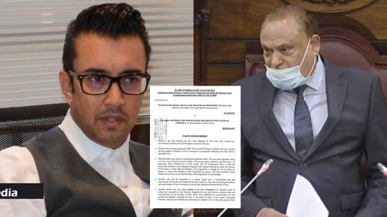 Cour suprême : Shakeel Mohamed initie une action en justice contre le Speaker 