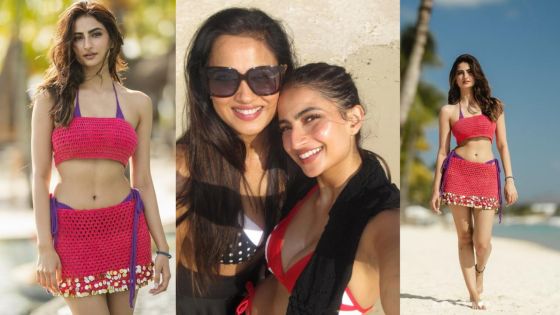 Bollywood : L’actrice Shweta Tiwari et sa fille Palak Tiwari à Maurice