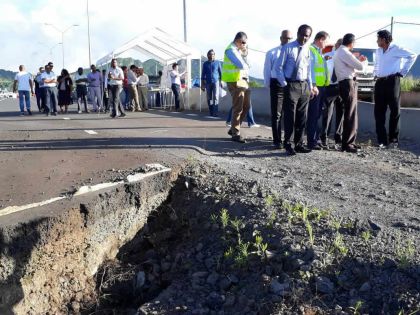 Terre-Rouge/Verdun : les travaux de réparation ont débuté ce mercredi