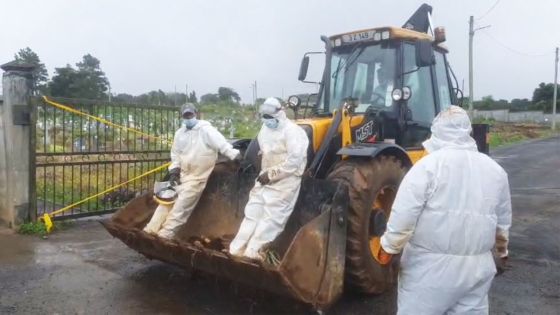 Bigara : funérailles de Sarojini Ramsamy, une patiente dialysée positive à la Covid-19