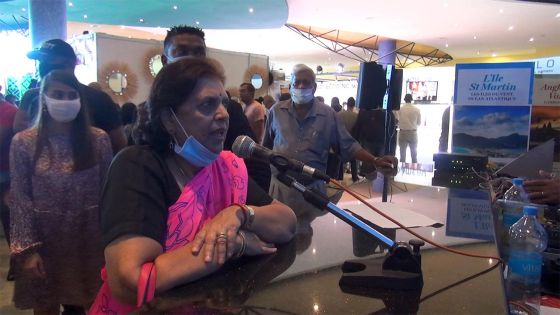 Lady Sarojini Jugnauth attristée par la catastrophe écologique