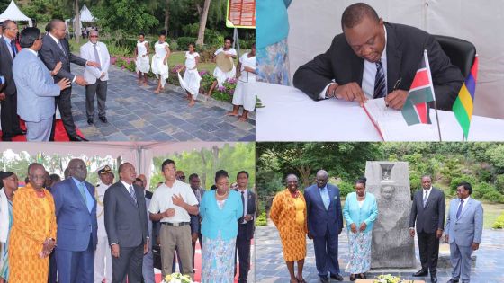 Visite du Président du Kenya au Morne 