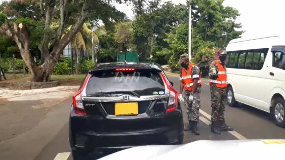 Confinement/couvre-feu : barrage policier à Goodlands