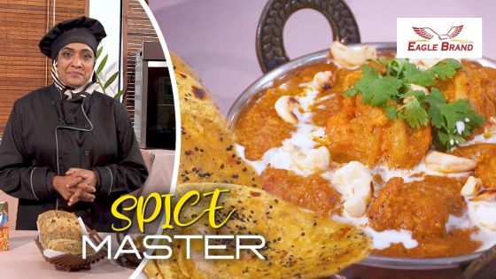 «Spice Master» : un succulent curry de crevettes aux noix de cajou et des farathas aux fines herbes avec la cheffe Nafizah 