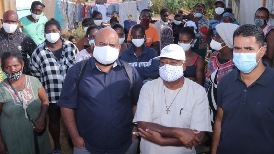 Squatters de Pointe-aux-Sables - Le père Mongelard : « Nous faisons un appel à ceux qui profitent de la situation pour qu’ils s’en aillent d’eux-mêmes »
