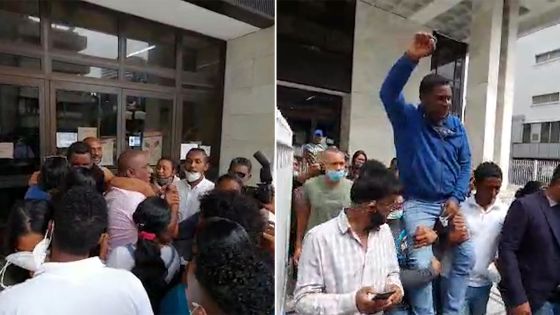 Larmes et cris de joie à la libération de Josué et Jonathan Dardenne