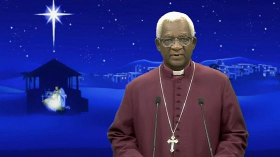 Message de Noël : Mgr André note que la société est marquée par une grande peur…