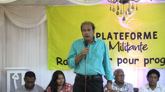 Steven Obeegadoo à Curepipe : «Il n’y pas eu de création d’emploi comme souhaité : lame anba ros»