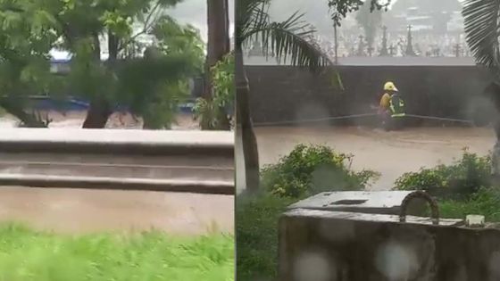 Montée des eaux à St-Jean : des pompiers évacuent les passagers de l’autobus pris au piège 