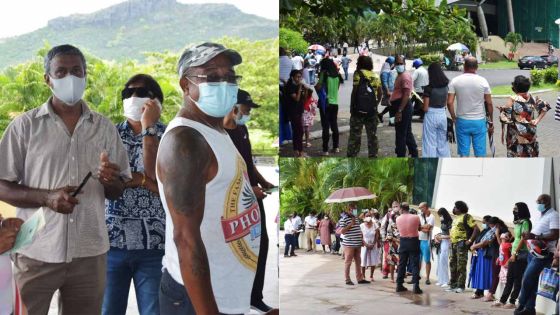 Vaccination contre la Covid-19 : grosse affluence au SVICC