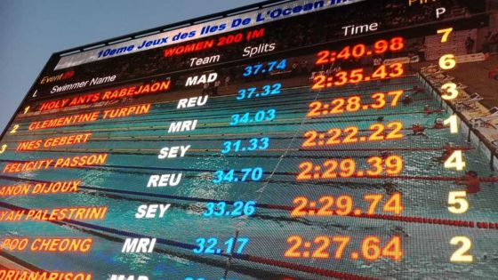 JIOI - Natation : deux nouvelles médailles d’argent et de bronze pour Maurice