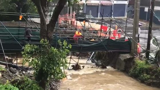 À Vacoas : Le pont Takamaka menace de s’effondrer à tout moment