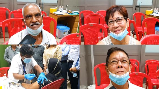 Campagne de vaccination anti-Covid-19 : témoignages des vaccinés à Triolet