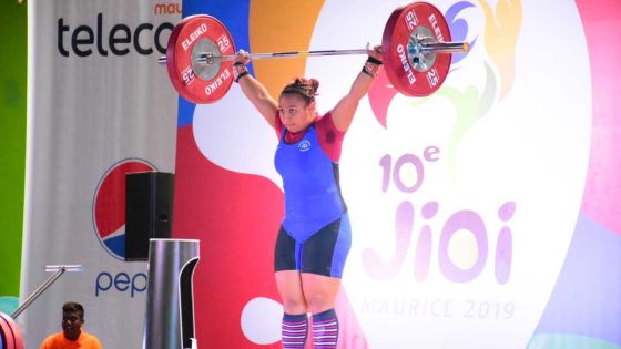  JIOI – Haltérophilie – Dames : deux médailles d’or, une d’argent et une de bronze pour Maurice 