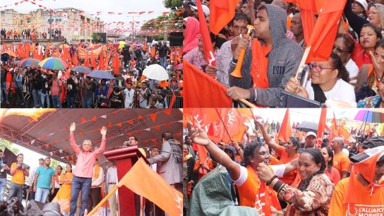 [En images] : Revivez le meeting de l’Alliance Morisien à Vacoas