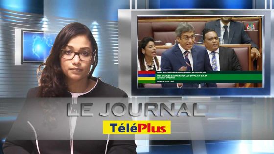 Le Journal TéléPlus - Parlement : dérapage verbal de Xavier Luc Duval