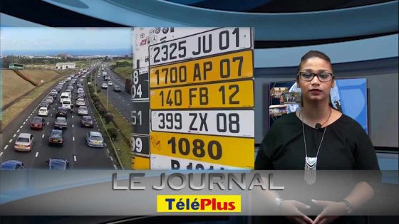 Le Journal Téléplus - Chiffre record, 10,000 voitures vendues à Maurice : un caractère devra être ajouté sur les plaques d’immatriculation