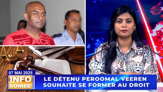 [Info Soirée] : Peroomal Veeren veut étudier le droit et changer de prison