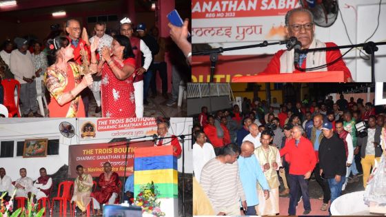 Dharmic Sanathan Sabha : Ramgoolam déplore l’annulation d’une réunion à laquelle il était invité