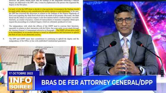 [Info Soirée] : « Affaire Kistnen : Quelle priorité pour Maneesh Gobin ?»