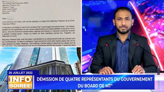 [Info Soirée] : nou demission enn face saving device selon un démissionnaire