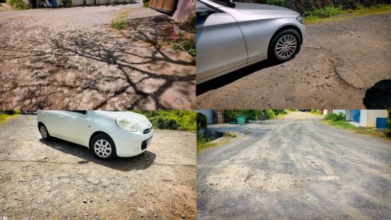 Route en piteux état : des habitants de l’Impasse Serins à Péreybère à bout