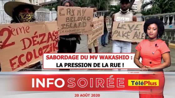 [Info Soirée] : «Kan gouvernma pe koul Wakashio li pe koul Moris ansam»