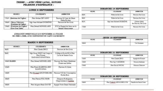 Pèlerinage du Père Laval 2025 : tout savoir sur les messes et processions  
