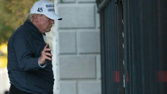 Au moment de l'annonce de sa défaite, Trump était à son club de golf
