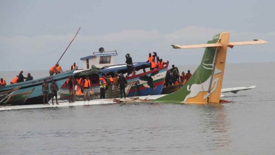 Tanzanie: 19 morts après le crash d'un avion dans le lac Victoria