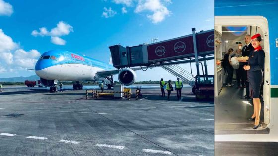 Le premier vol de la compagnie Neos a atterri à Maurice ce mercredi  