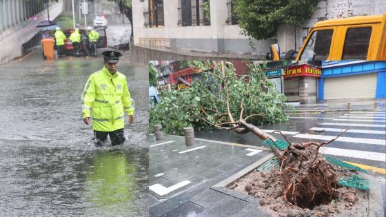 Le typhon Doksuri touche le sud-est de la Chine