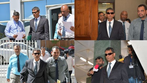 [En images] Arrestation de l’ex-PPS Dhaliah : de l’Icac au tribunal de Port-Louis