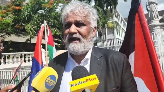 Port-Louis : rassemblement de Linion Moris en solidarité avec le peuple palestinien