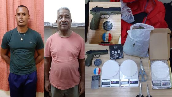 Saisie de cannabis et d'une arme à feu à Pointe-aux-Sables : le commando de la NCG maintenu en détention