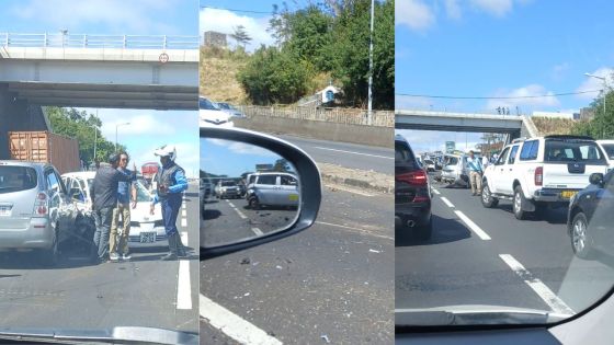 Accident à la hauteur du Pont Colville, Montagne Ory : quatre véhicules impliqués ; des blessés transportés à l'hôpital