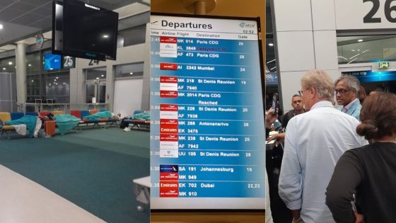 Pagaille à l’aéroport de Plaisance : des passagers de MK contraints de passer la nuit sur place
