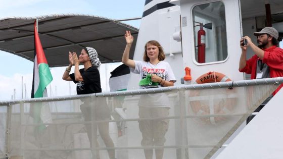 Mettre les voiles: Greta Thunberg en tête d'une nouvelle flottille pour Gaza